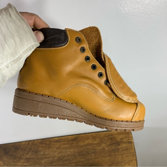 Women's Yellow Ankle Boots - Picture 7 of 14